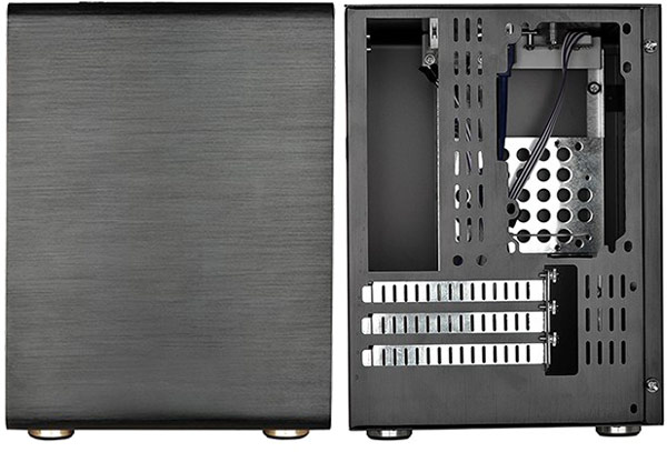 Компьютерный корпус X2 Cube Max вмещает системную плату типоразмера microATX