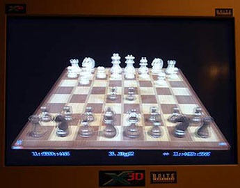 Шахматное 3D-шоу: Каспаров VS Fritz - 2