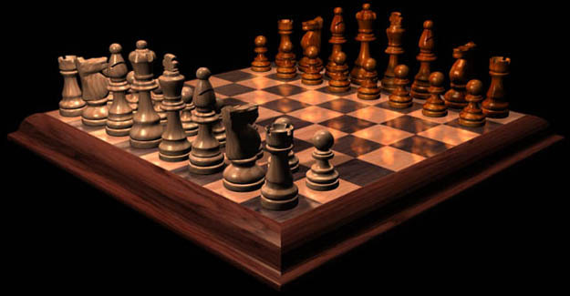 Шахматное 3D-шоу: Каспаров VS Fritz - 1