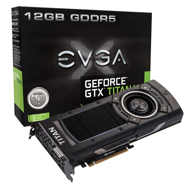 EVGA подготовила три варианта 3D-карты GeForce GTX Titan X, включая вариант с водоблоком