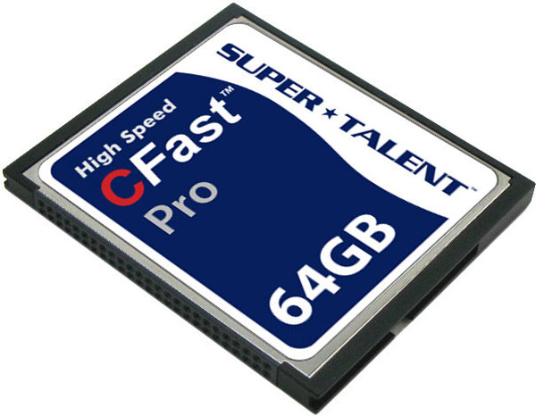 В новых картах памяти Super Talent CFast Pro используется флэш-память типа MLC NAND
