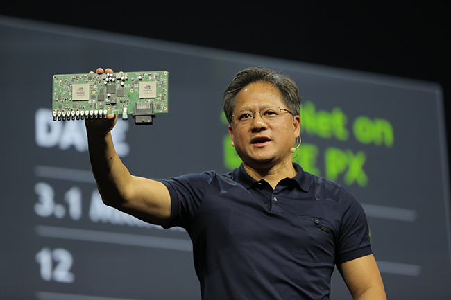 nVidia показала платформу для беспилотных автомобилей и самый мощный GPU в мире - 10