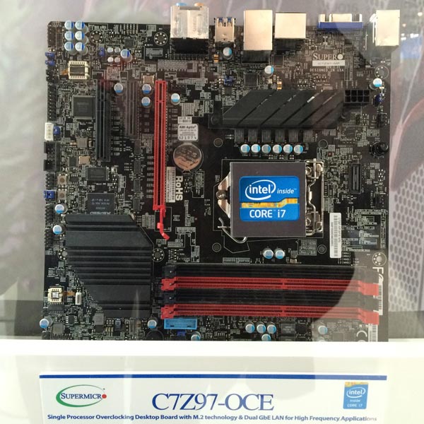 Системная плата Supermicro C7Z97-OCE предназначена для настольных ПК