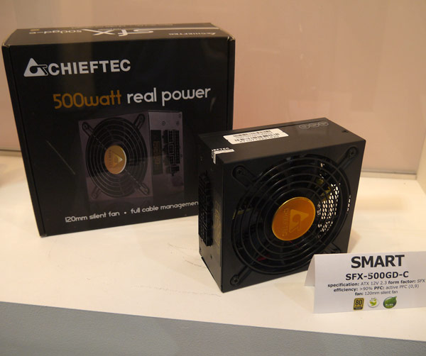 Блок питания Chieftec SFX-500GD-C оснащен полностью модульной кабельной системой