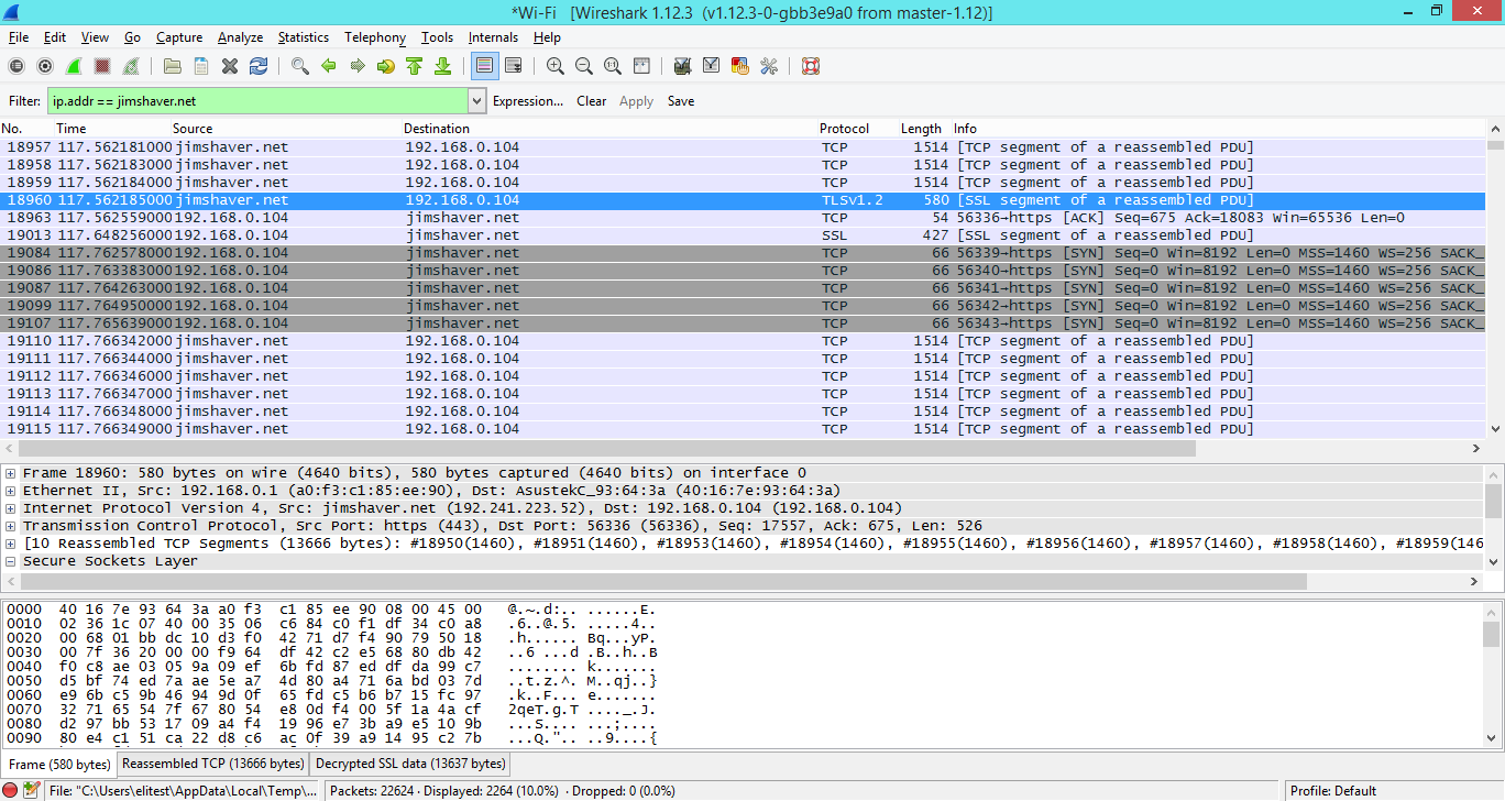 Как легко расшифровать TLS-трафик от браузера в Wireshark - 1 image