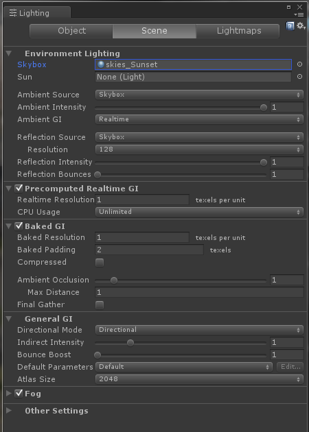 Перевод проекта на Unity 5. Шейдеры и свет - 3 image