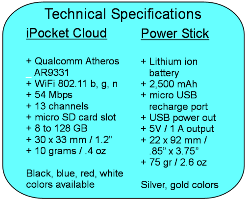 iPocket — Подзарядка смарт-дивайса плюс беспроводная внешняя память с возможностью расшаривания по WiFi - 4