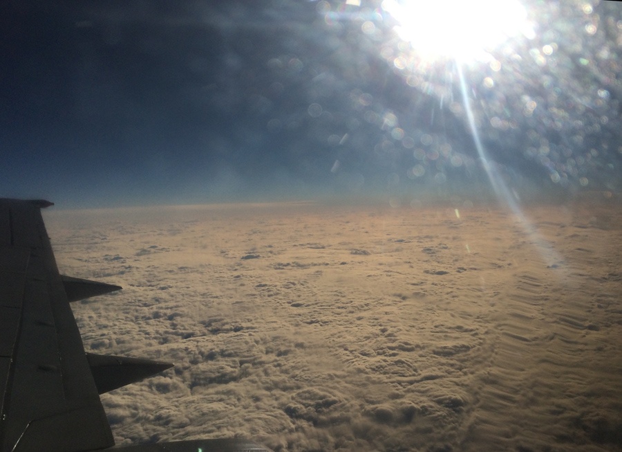 Солнечное затмение с воздуха и из космоса - 17