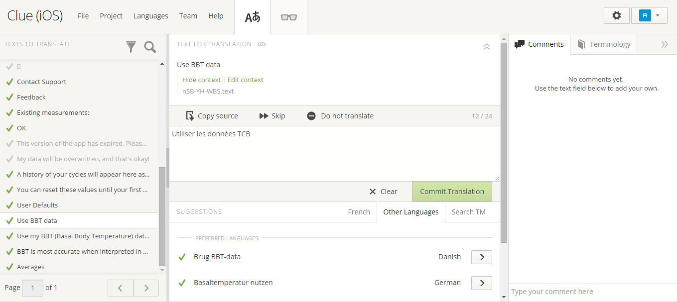 Crowdin: обезболивающее при локализации - 5