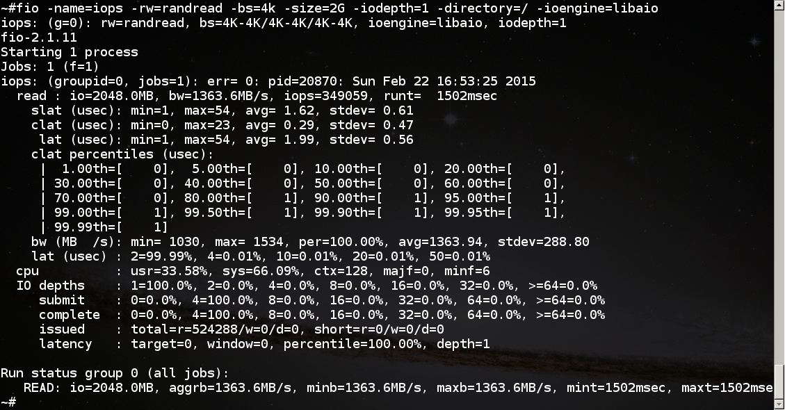 Файловая система Linux полностью на tmpfs — скорость без компромиссов - 1 randread 4K fio