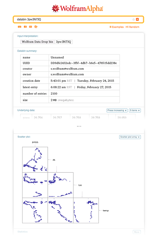 Wolfram Data Drop — новый сервис Wolfram Research - 12