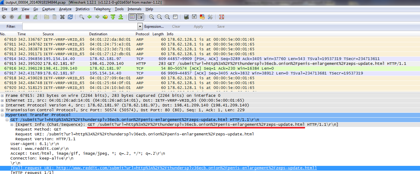 Снифаем выходную ноду Tor’а и анализируем получившийся контент - 6 Снифаем выходную ноду Tor’а и анализируем получившийся контент - 6