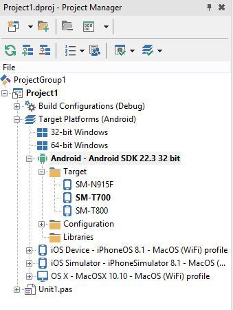 Как настроить Android и RAD Studio XE7 - 10