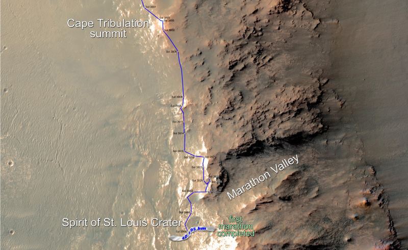 Марсоход Opportunity стал марафонцем - 2