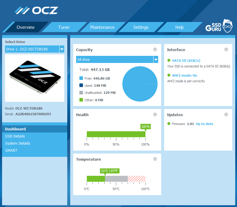 OCZ представляет новый флагманский SSD-накопитель Vector 180 - 7