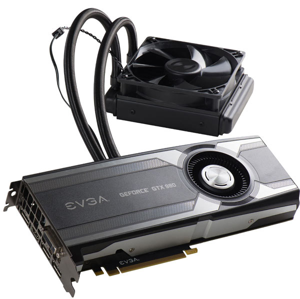 Базовая частота графического процессора EVGA GeForce GTX 980 Hybrid равна 1291 МГц