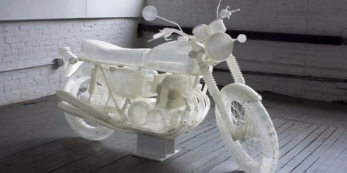На 3D принтере напечатали мотоцикл