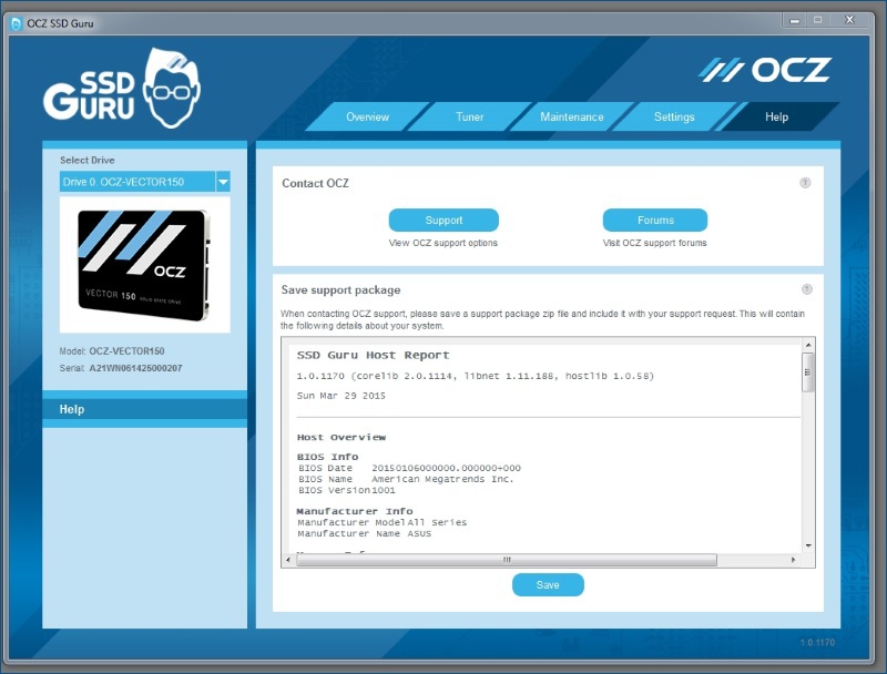 SSD Guru — новая утилита от OCZ для мониторинга и настройки твердотельных накопителей - 11 SSD Guru — новая утилита от OCZ для мониторинга и настройки твердотельных накопителей - 11