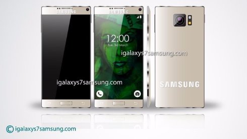 Дизайнер показал концепт Samsung Galaxy S7 с ультратонкими рамками
