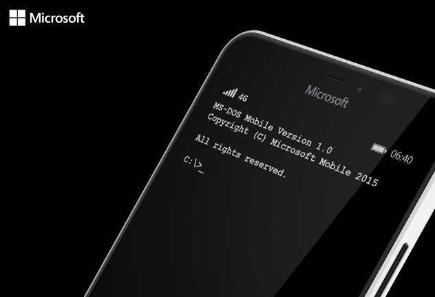 Microsoft запустила новую мобильную ОС — MS-DOS Mobile - 1 Microsoft запустила новую мобильную ОС — MS-DOS Mobile - 1