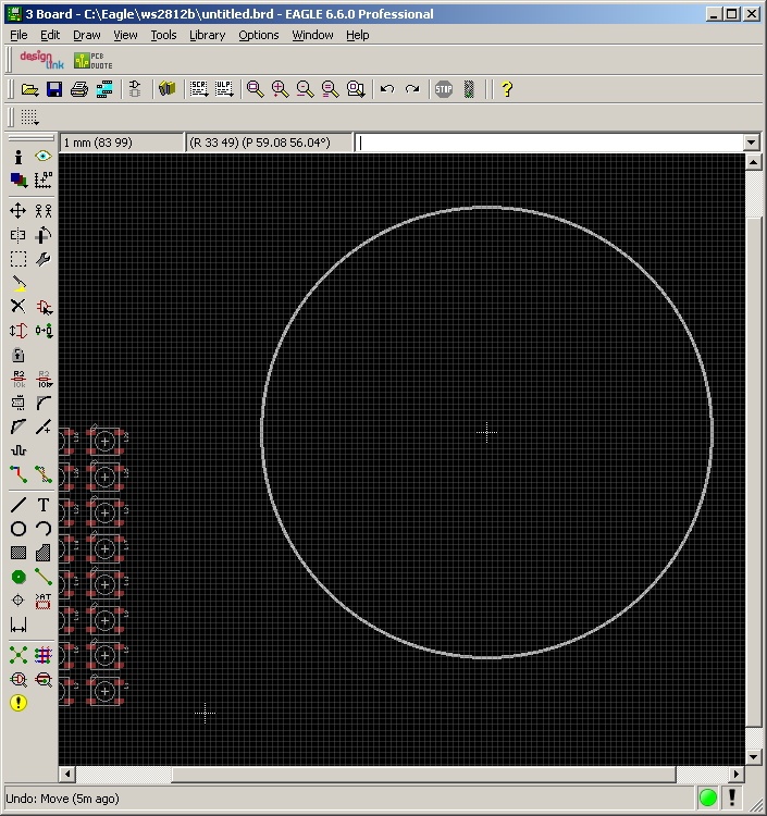 Написание скрипта расстановки элементов по кругу для Eagle CAD - 3