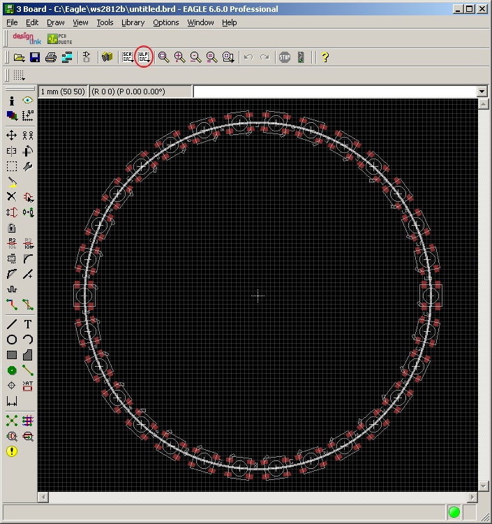 Написание скрипта расстановки элементов по кругу для Eagle CAD - 4