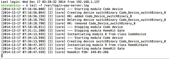 HomeKit для Z-Wave, Raspberry GPIO и устройств с HTTP API с помощью контроллера RaZberry - 12