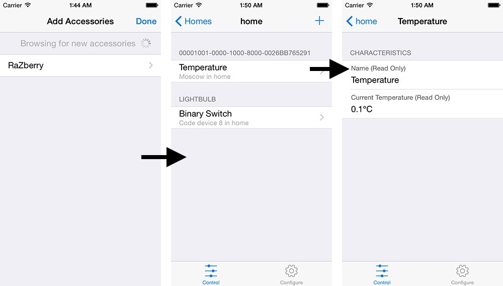HomeKit для Z-Wave, Raspberry GPIO и устройств с HTTP API с помощью контроллера RaZberry - 16