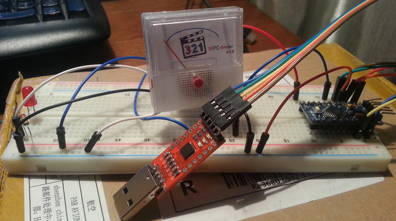 MPCMeter — индикация прогресса просмотра видео. Arduino + JavaScript - 9