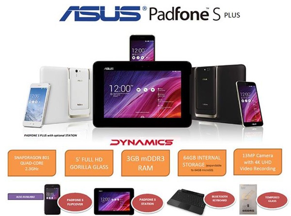 Продажи Asus PadFone S Plus в Малайзии  стартуют 8 апреля