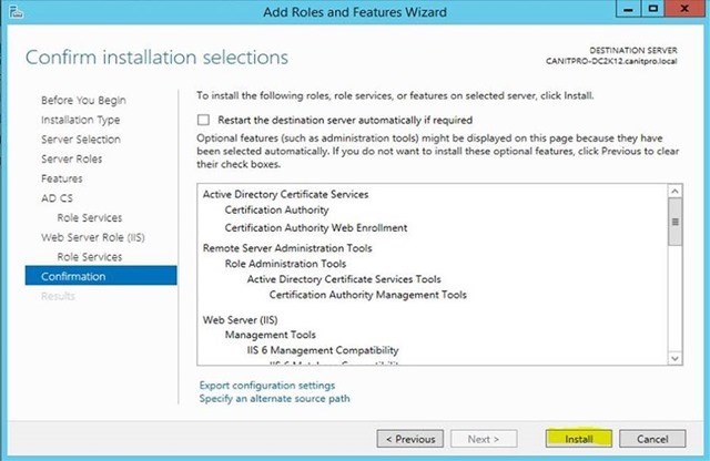 Шаг за шагом: Миграция Active Directory Certificate Service с Windows Server 2003 на Windows Server 2012 R2 - 18