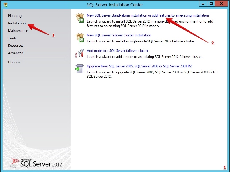 Установка SQL Server 2012 для SharePoint 2013 - 1