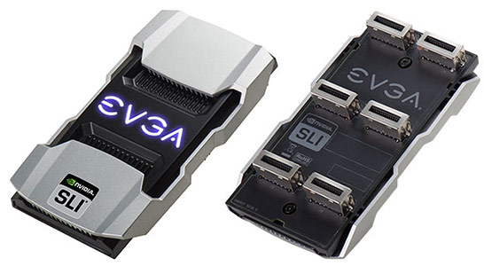 У EVGA готово второе поколение фирменных мостиков SLI