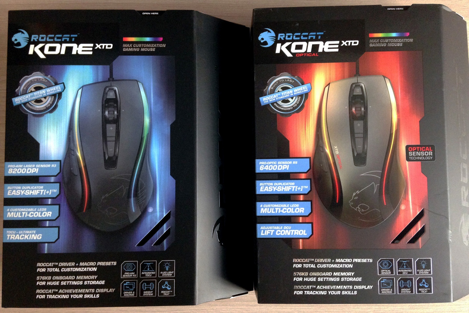 Мышки топ-сегмента – Roccat Kone XTD и Roccat Kone XTD Optical - 1