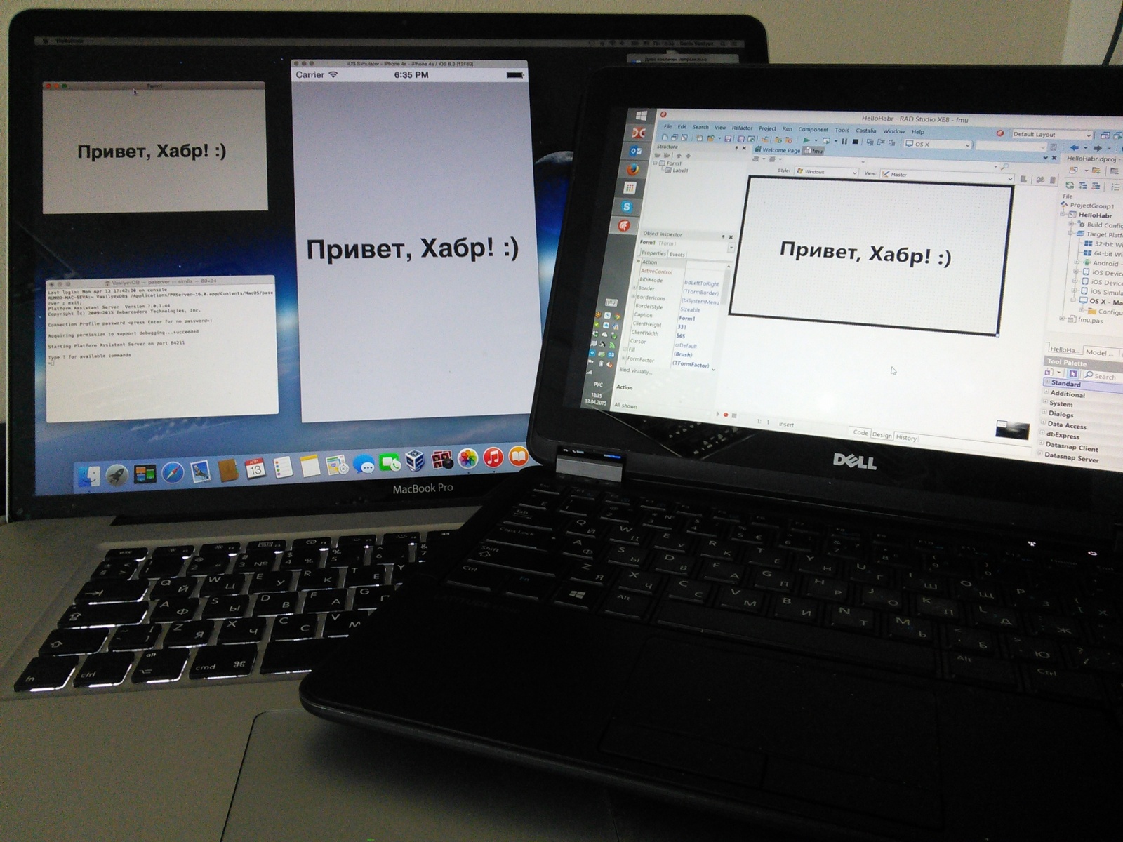 Как настроить Mac OS X, iOS-симулятор и RAD Studio XE8 (Delphi, C++ Builder) - 32 Как настроить Mac OS X, iOS-симулятор и RAD Studio XE8 (Delphi, C++ Builder) - 32