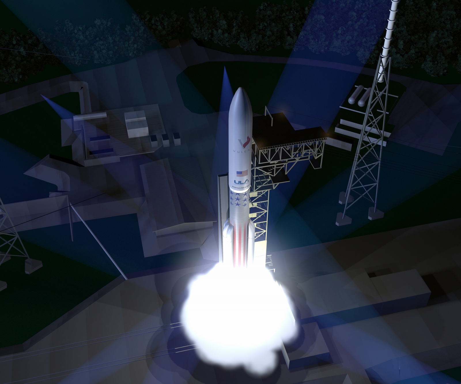 Новая повторно используемая ракета Vulcan - 1