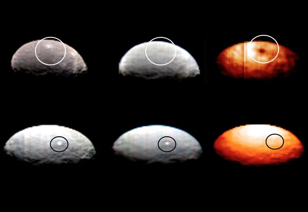 Зонд Dawn прислал цветные снимки карликовой планеты Цереры - 2