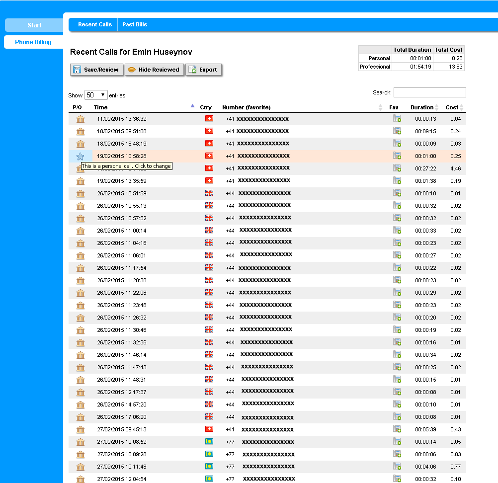 MS Lync: идентификация личных звонков - 5