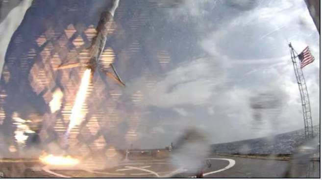 Видео и подробности неудачной посадки Falcon-9R - 2 Видео и подробности неудачной посадки Falcon-9R - 2