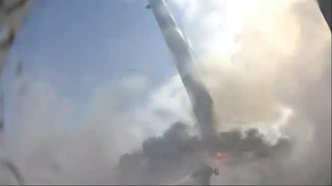 Видео и подробности неудачной посадки Falcon-9R - 3