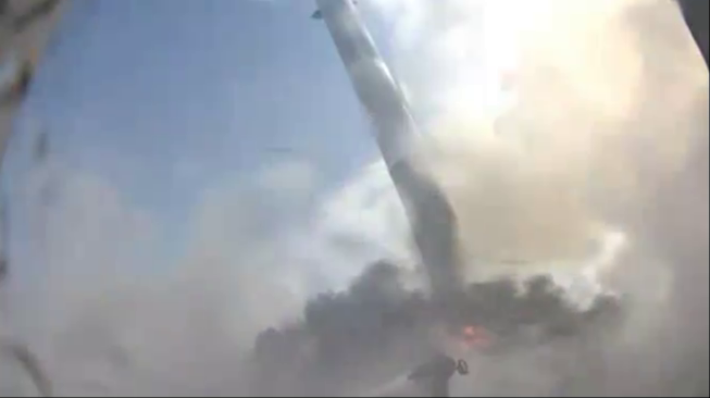 Видео и подробности неудачной посадки Falcon-9R - 3 Видео и подробности неудачной посадки Falcon-9R - 3