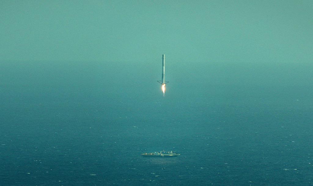 Видео и подробности неудачной посадки Falcon-9R - 4