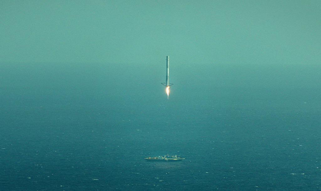 Видео и подробности неудачной посадки Falcon-9R - 4 Видео и подробности неудачной посадки Falcon-9R - 4