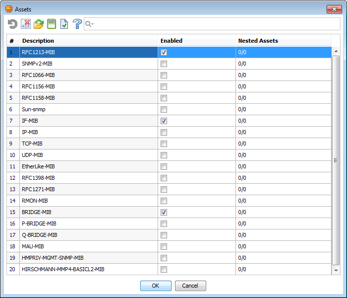 Быстрое обнаружение поддерживаемых SNMP-устройством MIB-модулей - 5 Hirschmann MIBs