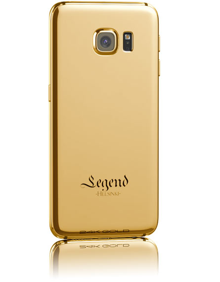 Финская компания Legend украсила смартфоны Galaxy S6 и S6 Edge золотом и кожей крокодила