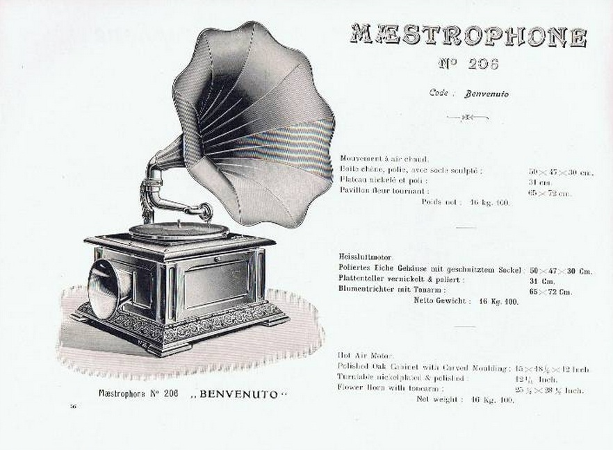 Maestrophone — граммофон с тепловым двигателем - 2