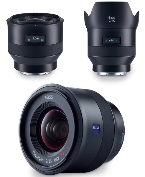 Прием предварительных заказов уже начинается по цене $1300 за Zeiss Batis 2/25 и $1200 за Zeiss Batis 1.8/85