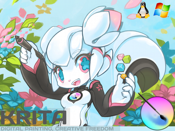 Krita: свободный графический редактор с поддержкой анимации на Kickstarter - 1