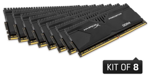 HyperX представила 128-гигабайтный комплект модулей памяти DDR4-3000 - 1
