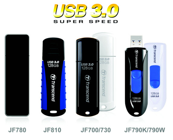 Transcend выпустила флэш-накопители USB 3.0 емкостью 128 и 256 ГБ - 1